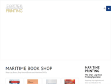 Tablet Screenshot of maritimeprinting.com